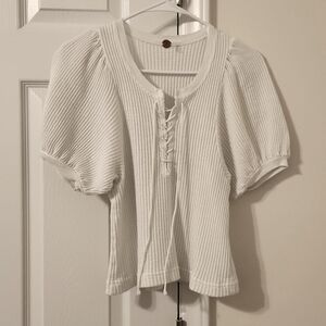 Free People big sleeve funky top